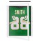 Americanflat 23x31 Lockable Jersey Display Case - Jersey Shadow Box Frame - Includes Built-in Hook for Jersey - Anti-Theft Lock - Polished Plexiglass Cover - Hanging Hardware